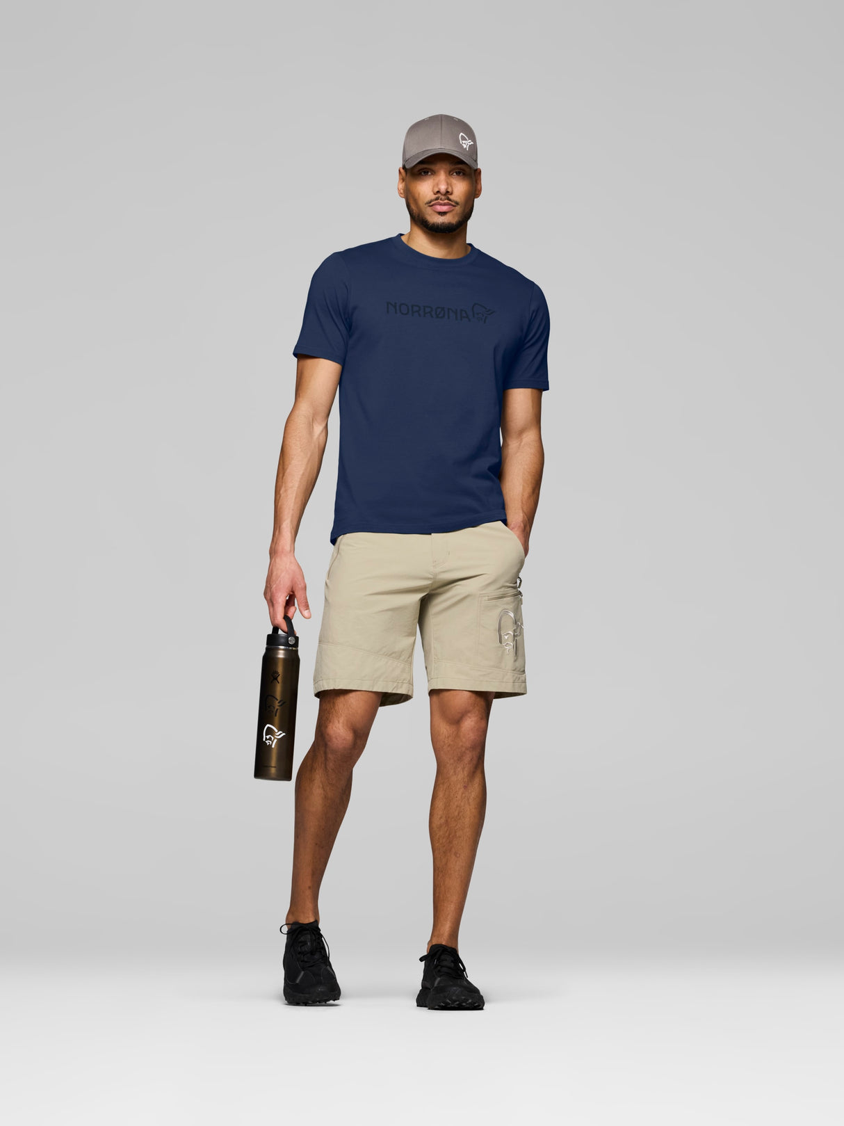 Norrøna /29 Cotton Viking T-Shirt (Men's) - Tee Shirt - Indigo Night - Navy Blue