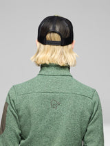 Norrøna /29 Snap Back Trucker Mesh Cap - Olive Night/Caviar Black