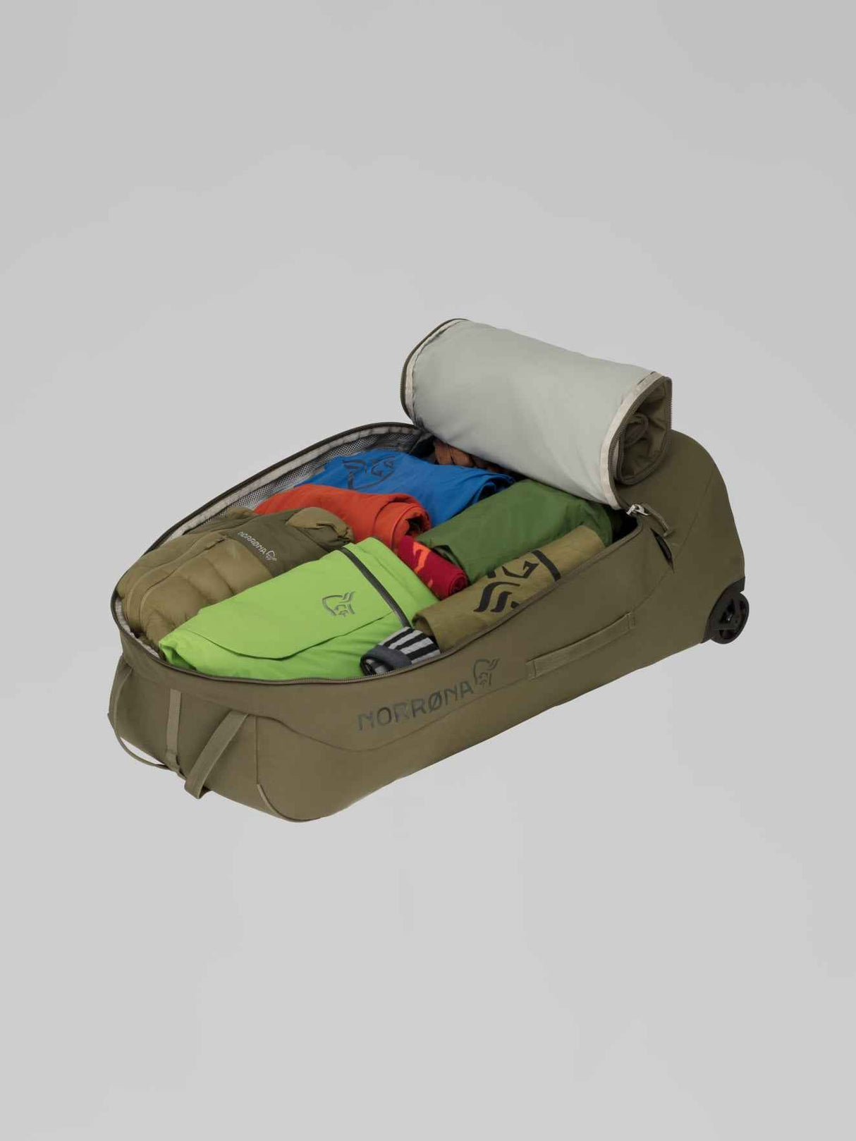 Norrøna 120L Trolley Bag - Luggage - Olive Night - Olive Green