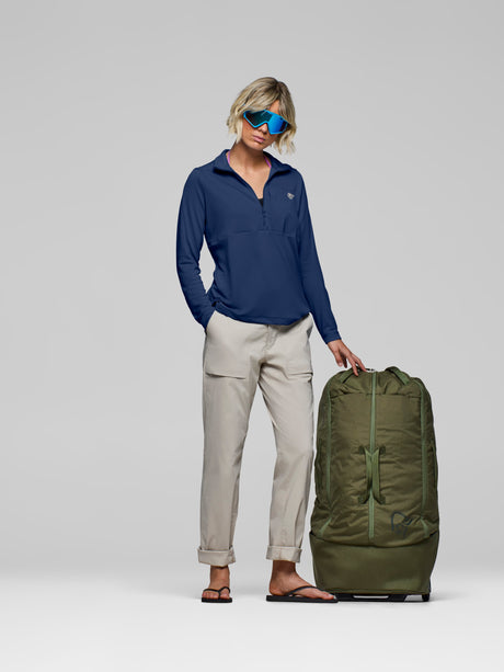 Norrøna 80L Trolley Bag - Luggage - Olive Night - Olive Green