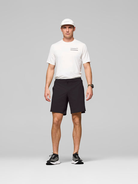 Norrøna Senja Flex1 9" Shorts (Men's) - Caviar - Black