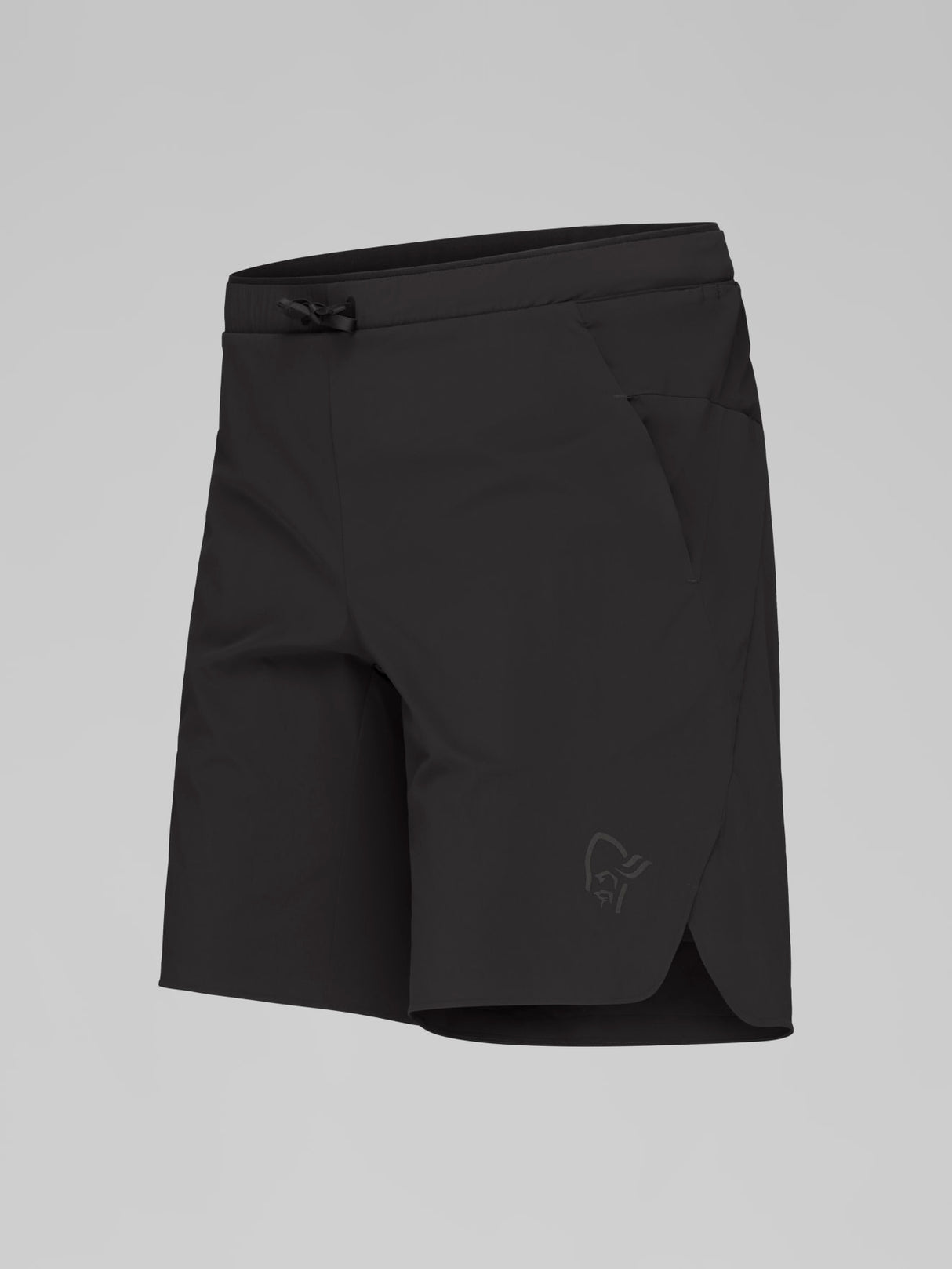Norrøna Senja Flex1 9" Shorts (Men's) - Caviar - Black