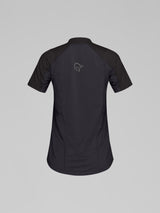 Norrøna Senja Equaliser Lightweight T-Shirt (Women's) - Tee Shirt - Caviar - Black