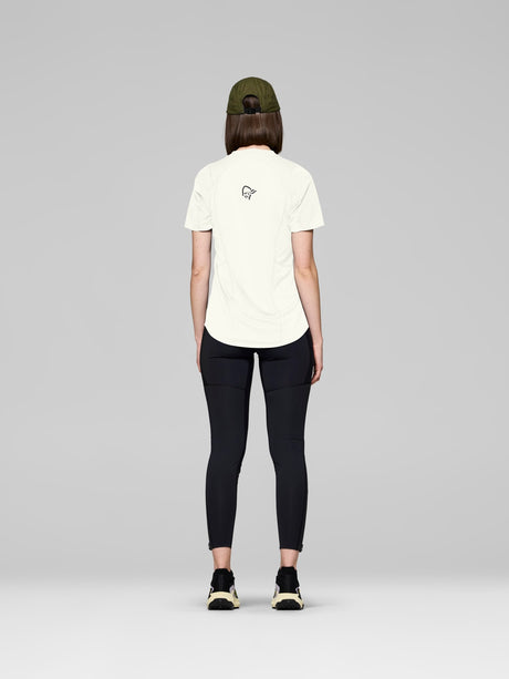 Norrøna Senja Equaliser Lightweight T-Shirt (Women's) - Snow White
