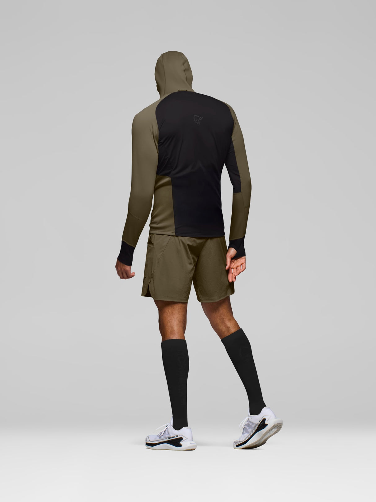 Norrøna Senja Warm1 Hood (Men's) - Hooded - Hoody - Hoodie - Pullover - Sweater - Jumper - Olive Night - Olive Green