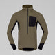 Norrøna Senja Warm1 Hood (Men's) - Hooded - Hoody - Hoodie - Pullover - Sweater - Jumper - Olive Night - Olive Green