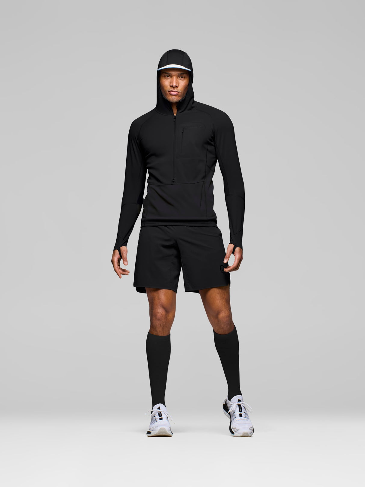 Norrøna Senja Warm1 Hood (Men's) - Hooded - Hoody - Hoodie - Pullover - Sweater - Jumper - Caviar - Black