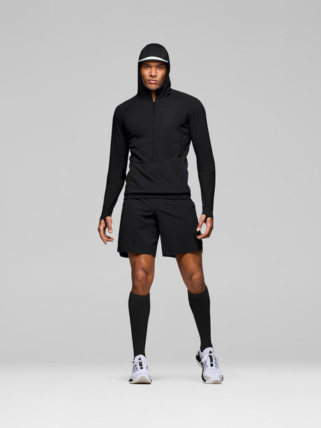 Norrøna Senja Warm1 Hood (Men's) - Hooded - Hoody - Hoodie - Pullover - Sweater - Jumper - Caviar - Black