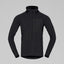 Norrøna Senja Warm1 Hood (Men's) - Hooded - Hoody - Hoodie - Pullover - Sweater - Jumper - Caviar - Black