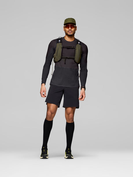 Norrøna Senja Equaliser Lightweight Long Sleeve (Men's) - T-Shirt - Tee Shirt - Shirt - Caviar - Black
