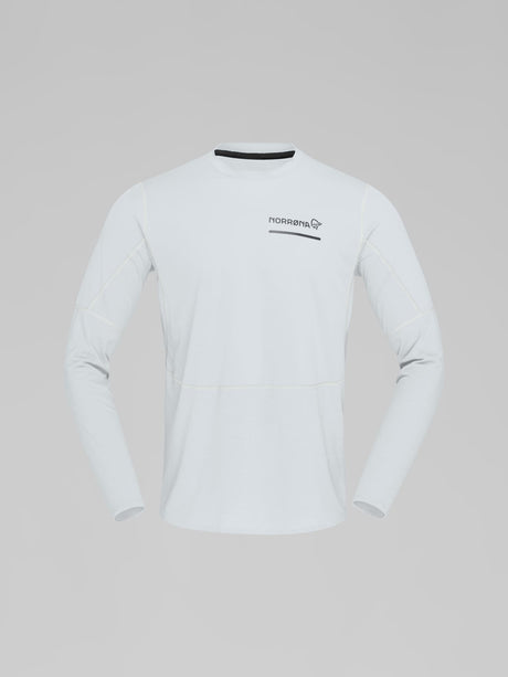 Norrøna Senja Equaliser Lightweight Long Sleeve (Men's) - Snow White
