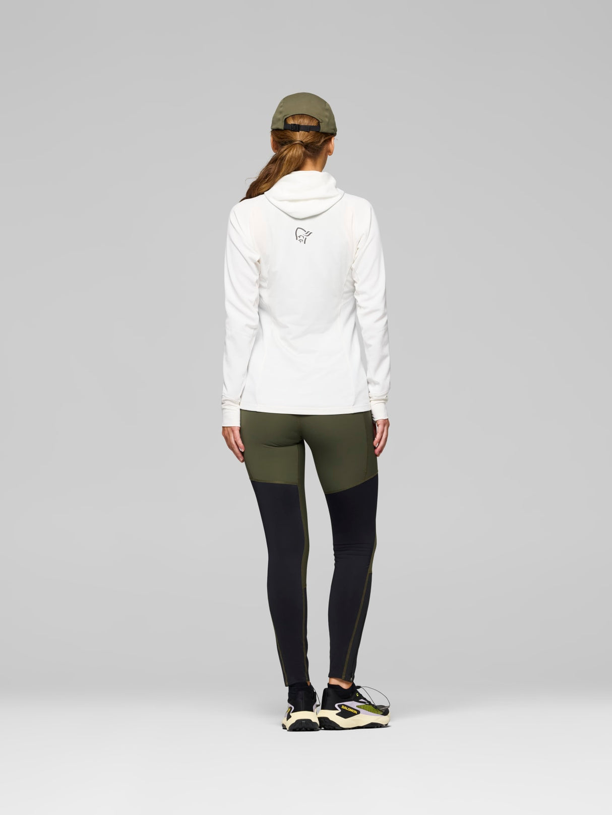 Norrøna Senja Warm1 Hood (Women's) - Snow White/Trooper