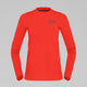Norrøna Senja Equaliser Lightweight Long Sleeve (Women's) - T-Shirt - Tee Shirt - Shirt - Arednalin - Red - Orange