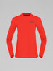Norrøna Senja Equaliser Lightweight Long Sleeve (Women's) - T-Shirt - Tee Shirt - Shirt - Arednalin - Red - Orange