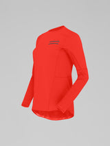 Norrøna Senja Equaliser Lightweight Long Sleeve (Women's) - T-Shirt - Tee Shirt - Shirt - Arednalin - Red - Orange
