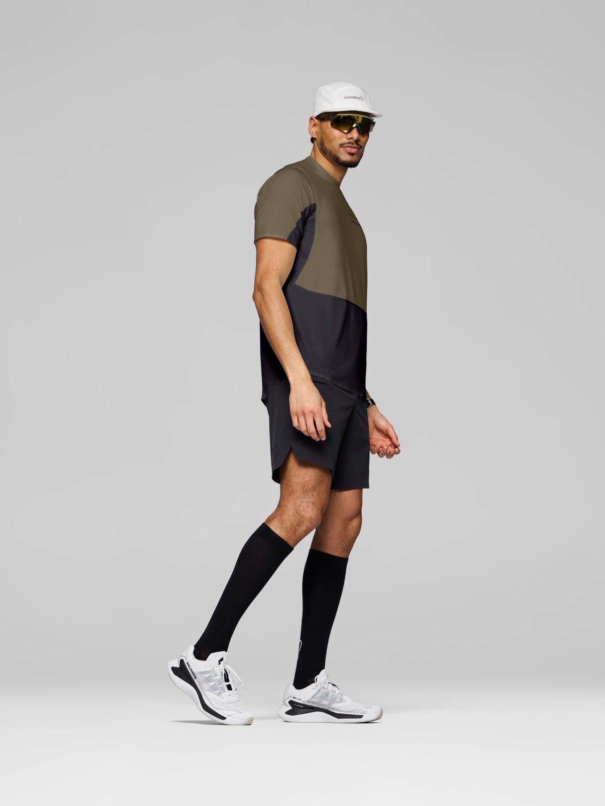 Norrøna Senja Equaliser Lightweight T-Shirt (Men's) - Tee Shirt - Shirt - Olive Night - Olive Green