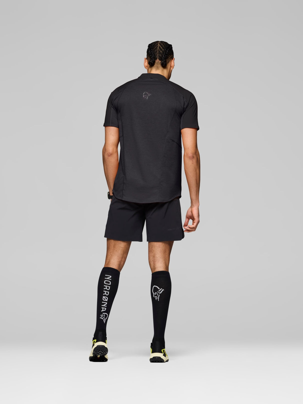 Norrøna Senja Equaliser Lightweight T-Shirt (Men's) - Tee Shirt - Shirt - Caviar - Black