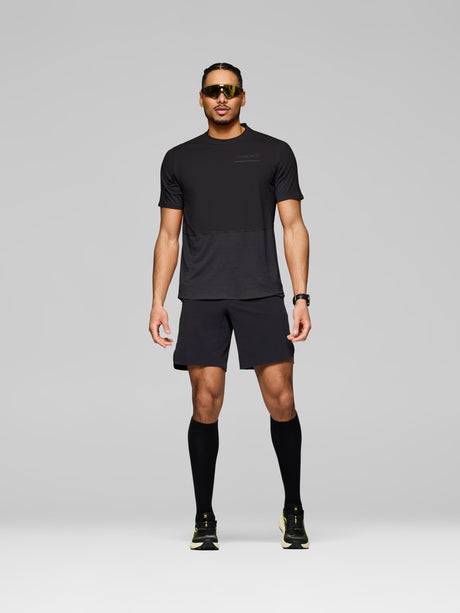 Norrøna Senja Equaliser Lightweight T-Shirt (Men's) - Tee Shirt - Shirt - Caviar - Black