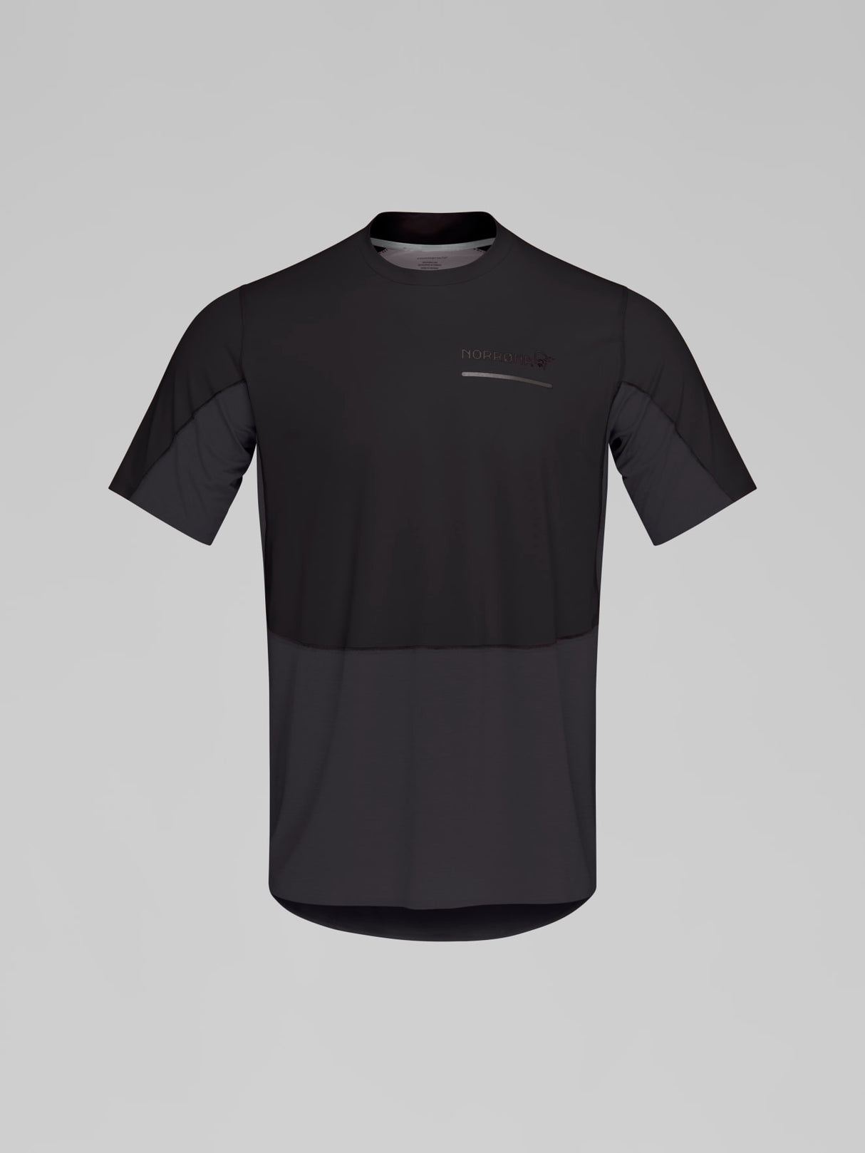 Norrøna Senja Equaliser Lightweight T-Shirt (Men's) - Tee Shirt - Shirt - Caviar - Black