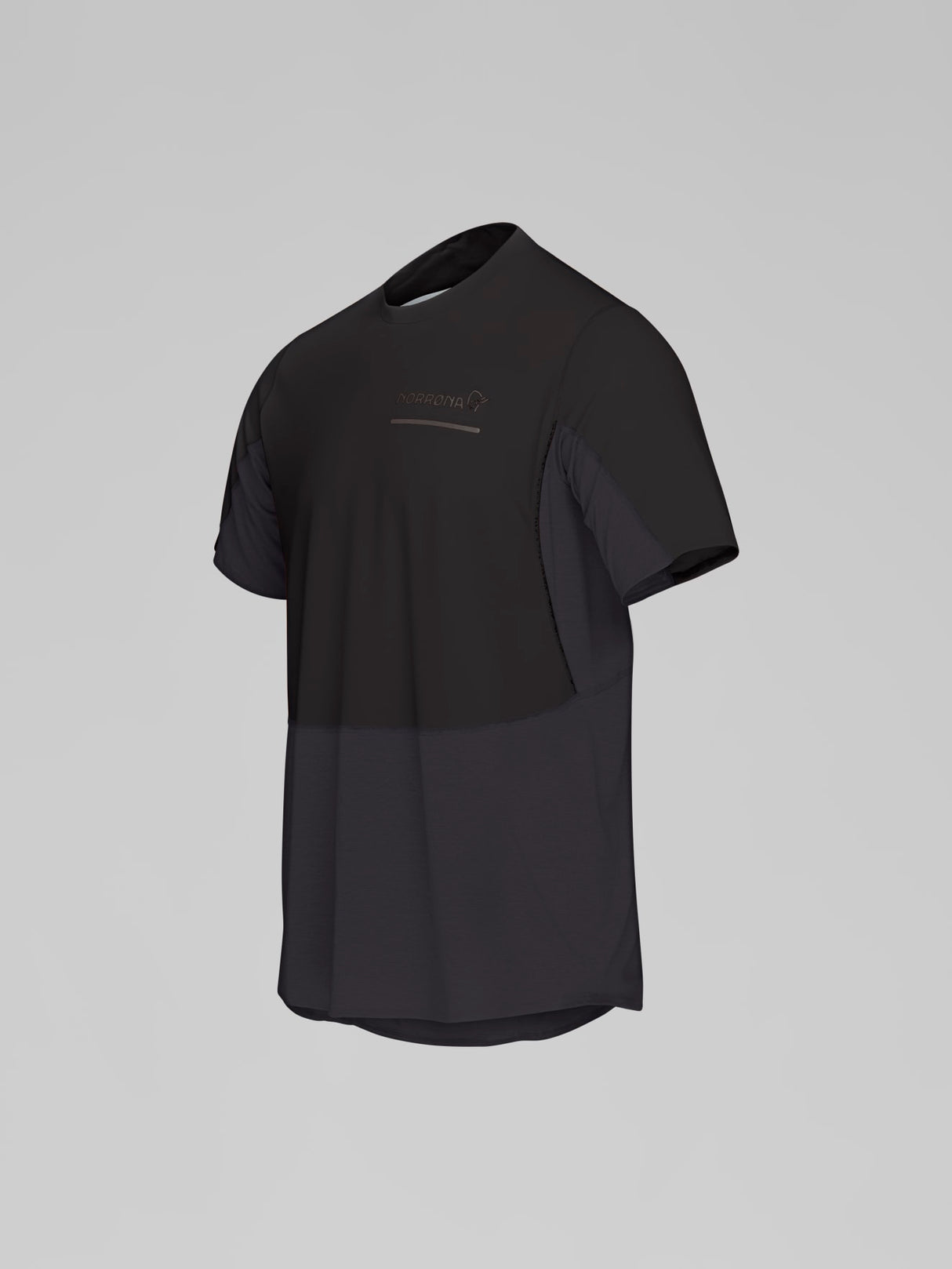 Norrøna Senja Equaliser Lightweight T-Shirt (Men's) - Tee Shirt - Shirt - Caviar - Black
