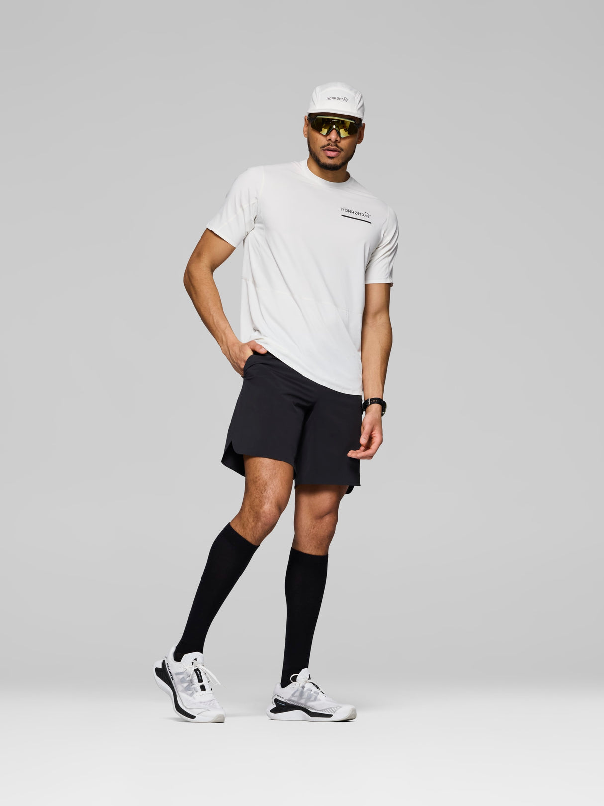 Norrøna Senja Equaliser Lightweight T-Shirt (Men's) - Snow White