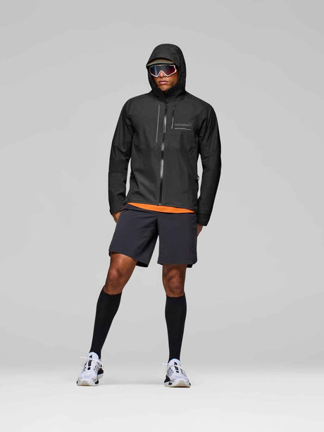 Norrøna Senja GORE-TEX Jacket (Men's) - Rain Jacket - Waterproof Jacket - Caviar - Black