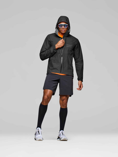 Norrøna Senja GORE-TEX Jacket (Men's) - Rain Jacket - Waterproof Jacket - Caviar - Black