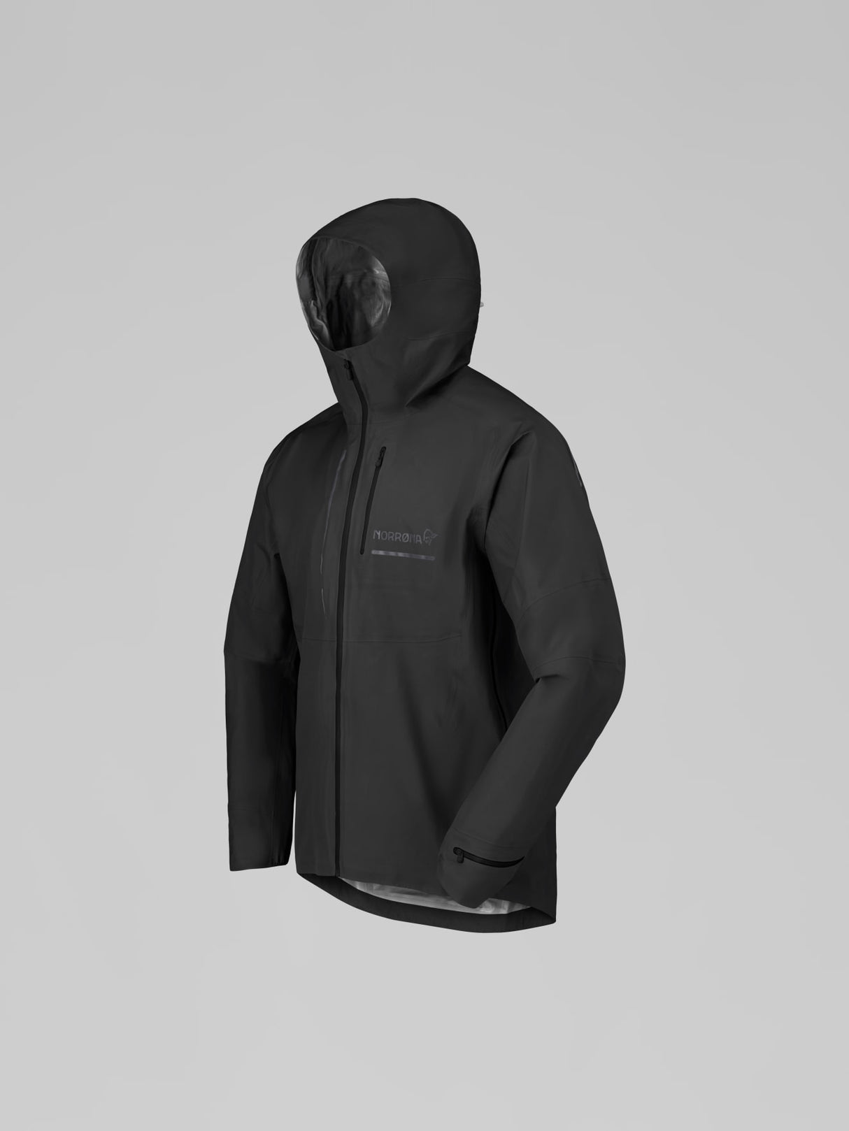 Norrøna Senja GORE-TEX Jacket (Men's) - Rain Jacket - Waterproof Jacket - Caviar - Black