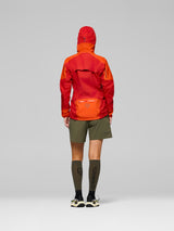 Norrøna Senja GORE-TEX Jacket (Women's) - Rain Jacket - Waterproof Jacket - Arednalin - Red - Orange