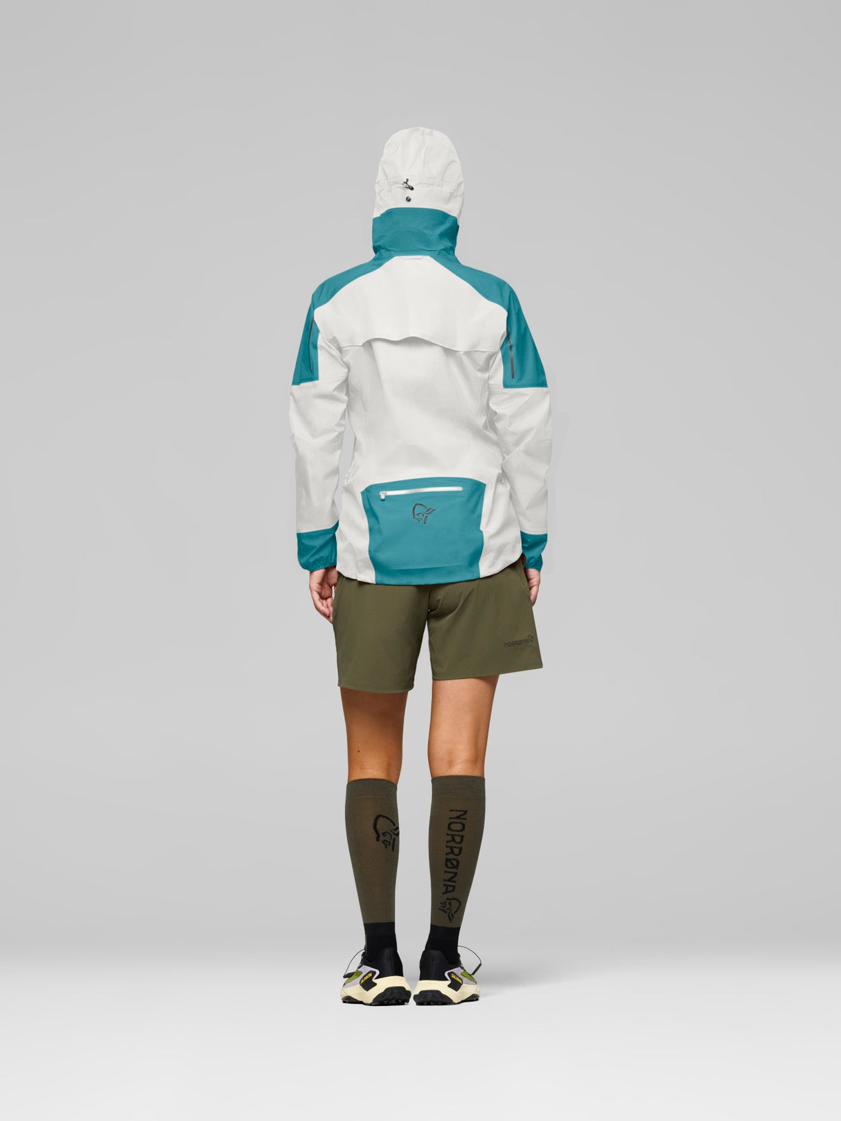 Norrøna Senja GORE-TEX Jacket (Women's) - Brittany Blue/Snow White