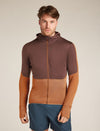Icebreaker Merino Blend 200 Realfleece™ Descender Long Sleeve Zip Hoodie (Men's) Icebreaker