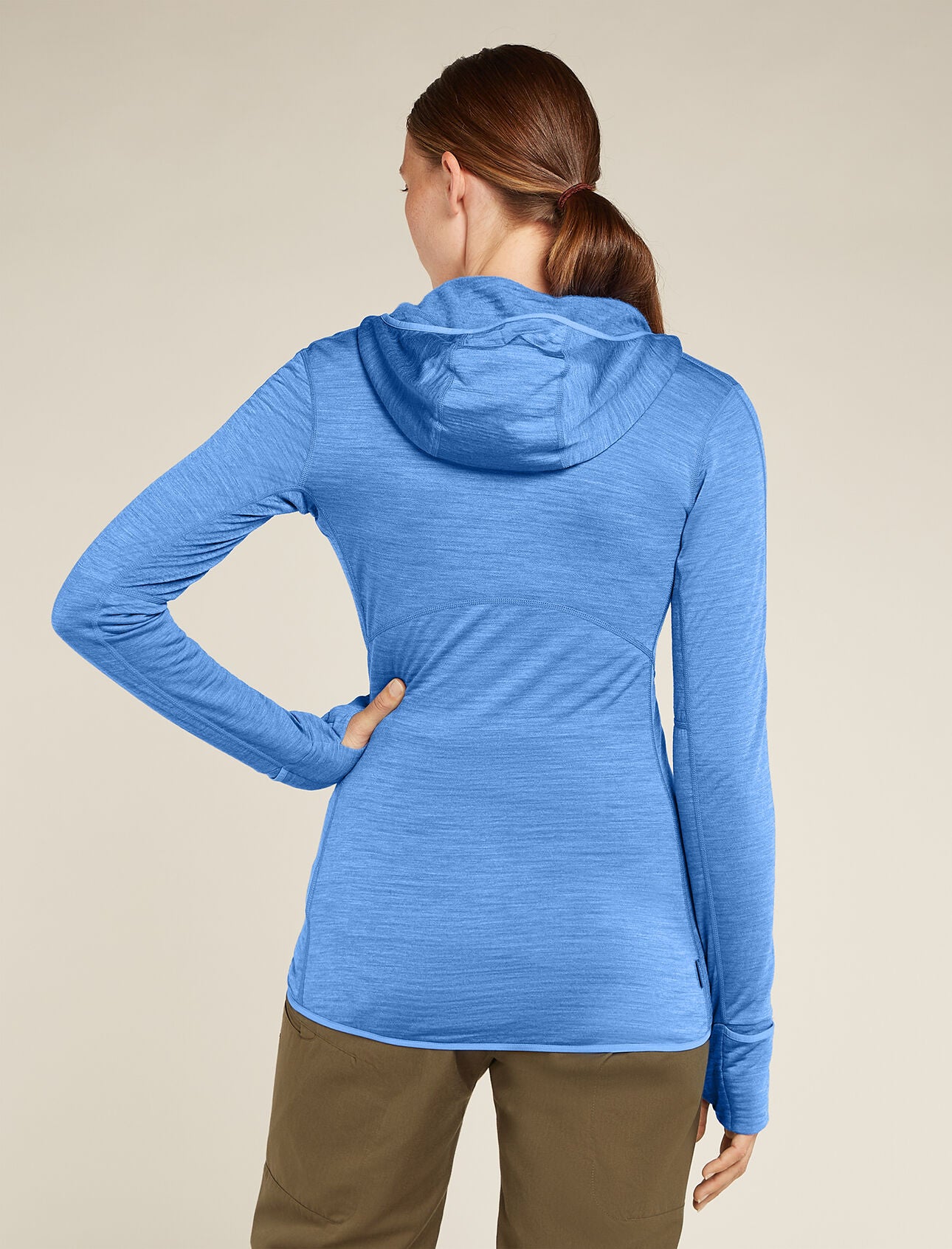 Icebreaker Merino Blend 200 Realfleece™ Descender LS Zip Hoodie (Women's) - Baja - Find Your Feet Australia Hobart Launceston Tasmania