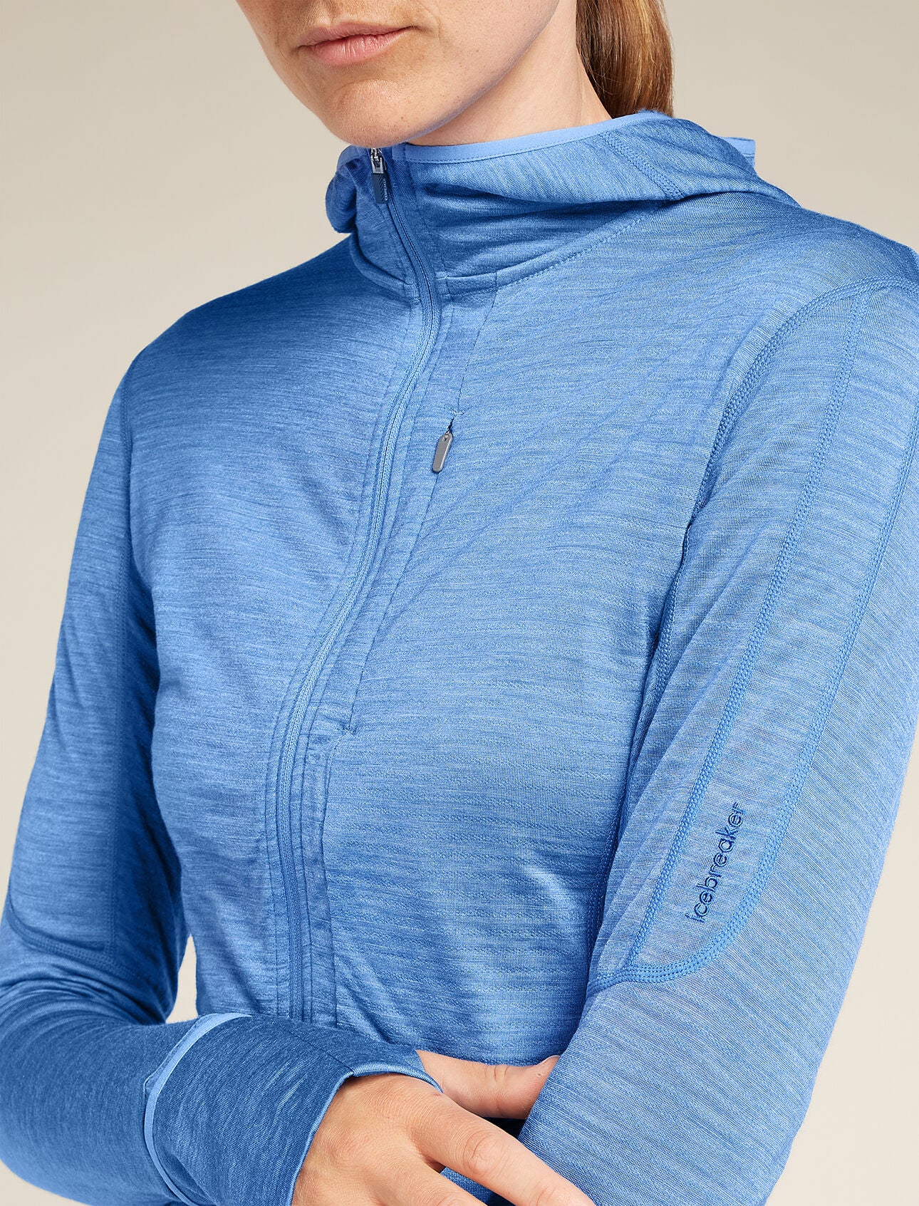 Icebreaker Merino Blend 200 Realfleece™ Descender LS Zip Hoodie (Women's) - Baja - Find Your Feet Australia Hobart Launceston Tasmania