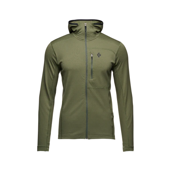 Black Diamond Coefficient Fleece Hoody (Men's) - Tundra - Green