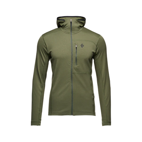 Black Diamond Coefficient Fleece Hoody (Men's) - Tundra - Green
