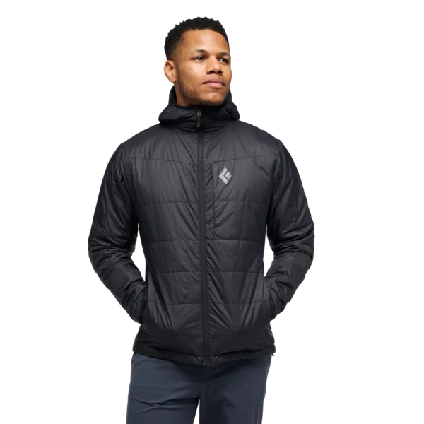 Black Diamond Solution Hoody (Men's) - Black - Find Your Feet Australia Hobart Launceston Tasmania