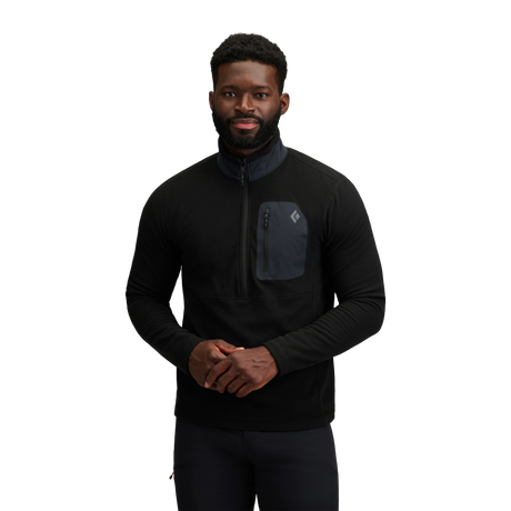 Black Diamond Rift Full-Zip Fleece Jacket (Men's) - Black