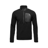 Black Diamond Rift Half-Zip Fleece Jacket (Men's) - Black