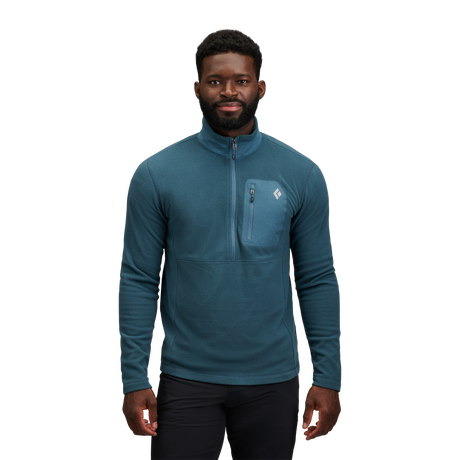 Black Diamond Rift Half-Zip Fleece Jacket (Men's) - Midnight Blue