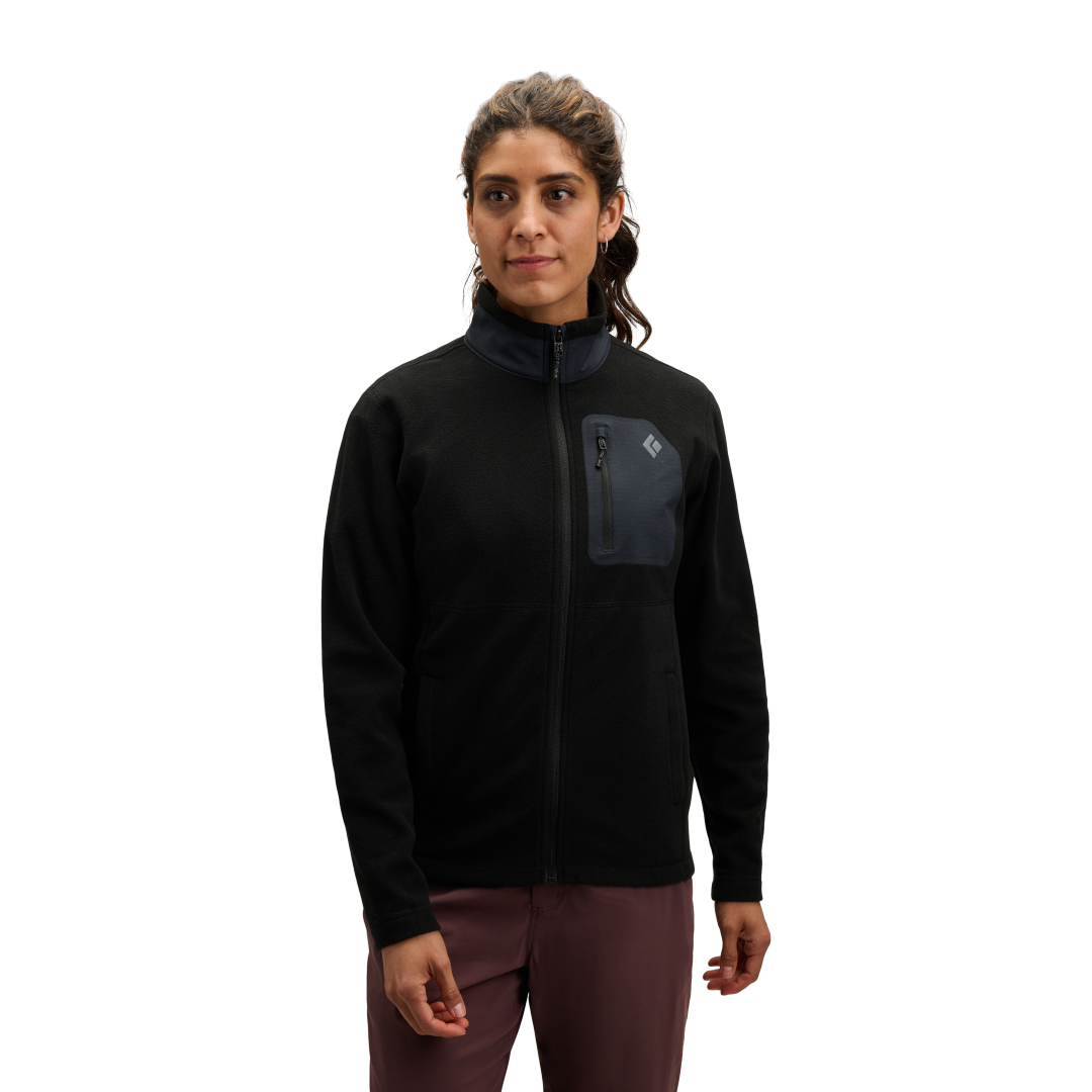Black Diamond Rift Full-Zip Fleece Jacket (Women's) - Black