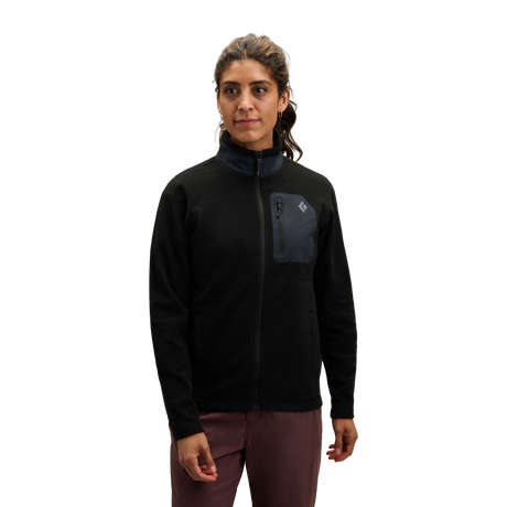 Black Diamond Rift Full-Zip Fleece Jacket (Women's) - Black