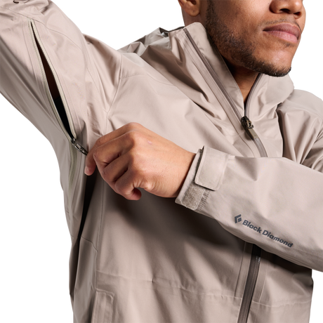 Black Diamond Fineline Stretch Shell (Men's) - Moonstone