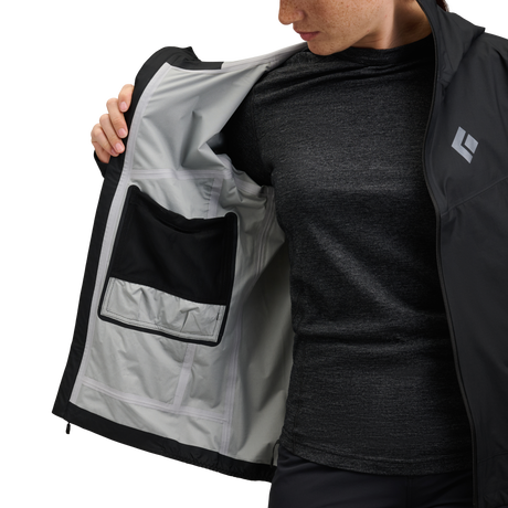 Black Diamond Deploy 3L Shell (Women's) - Black