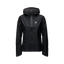Black black diamond deploy 3l shell rain jacket with a brand logo on a white background