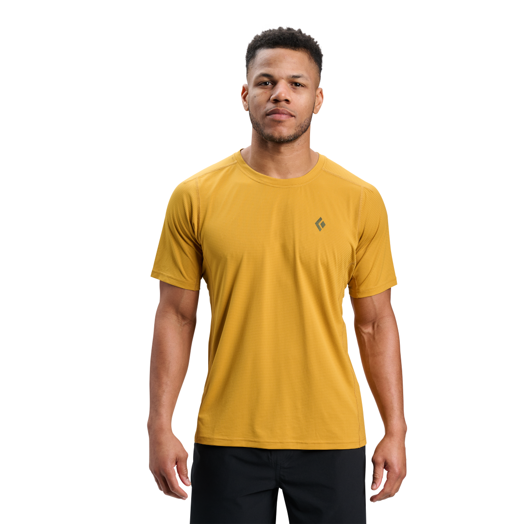 Black Diamond Distance Short Sleeve Tech Tee (Men's) - Amber