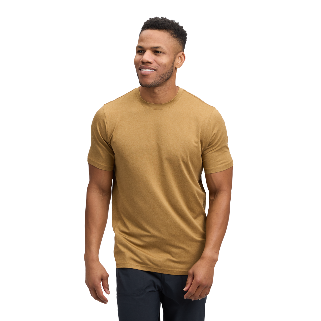 Black Diamond Circuit Short Sleeve Tee (Men's) - Flax