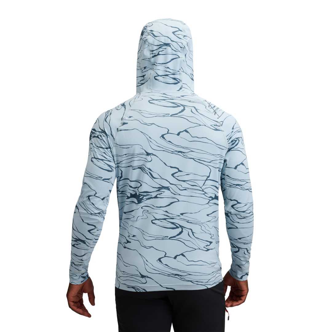 Black Diamond Alpenglow Hoody (Men's) - Relief/Fog Blue/Midnight Blue
