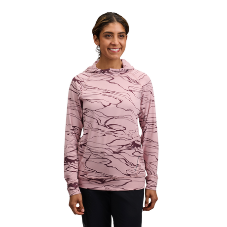 Black Diamond Alpenglow Hoody (Women's) - Relief/Meadow Rose/Fig