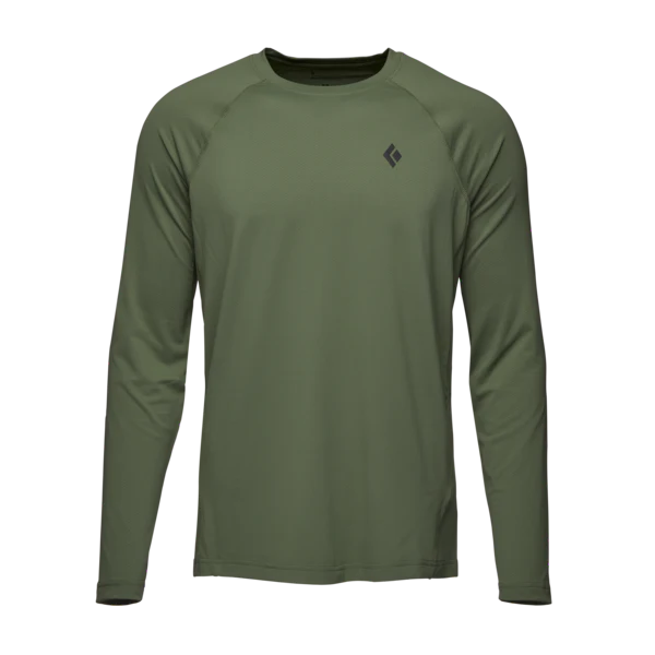 Black Diamond Alpenglow Long Sleeve Crew (Men's) - Tundra - Green
