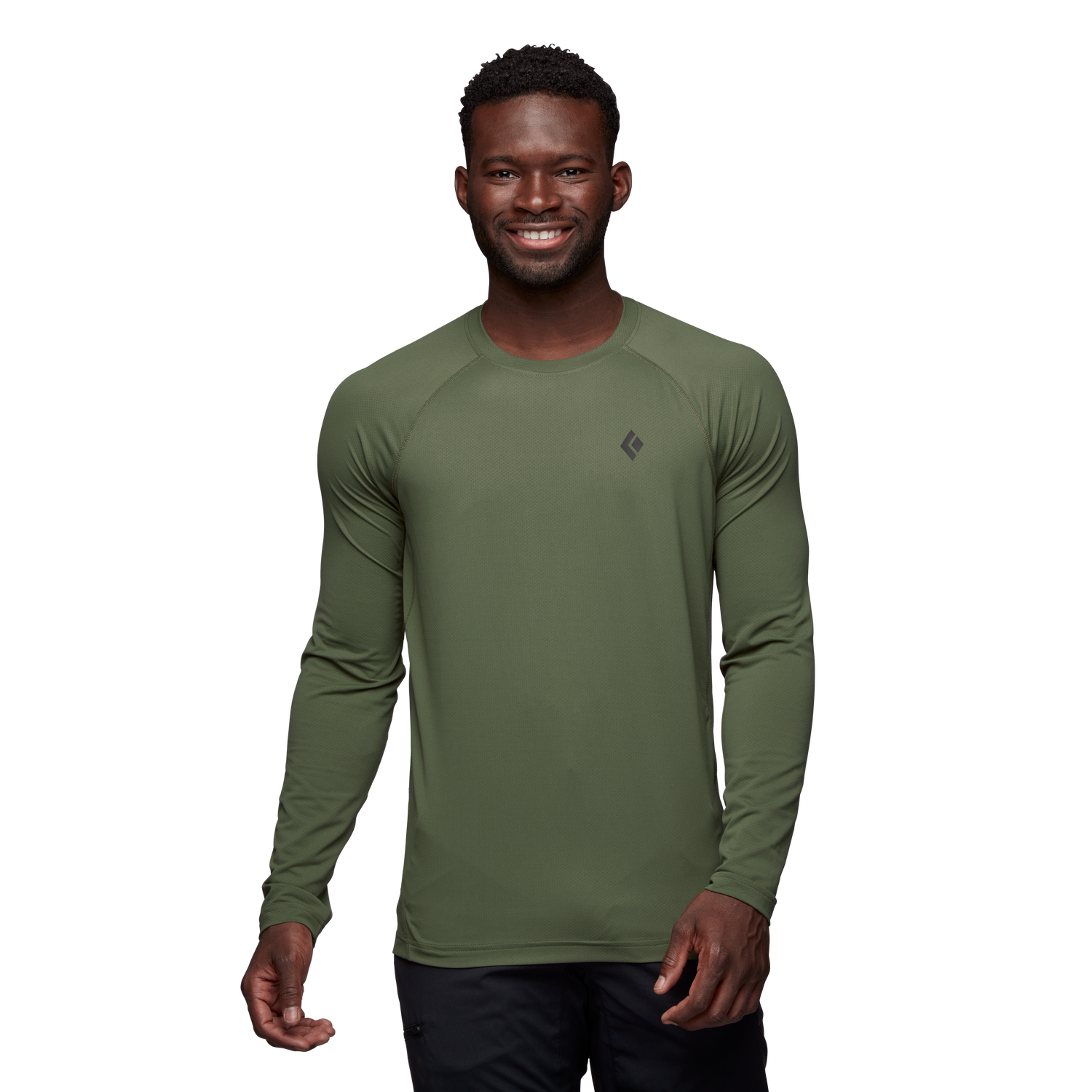 Black Diamond Alpenglow Long Sleeve Crew (Men's) - Tundra